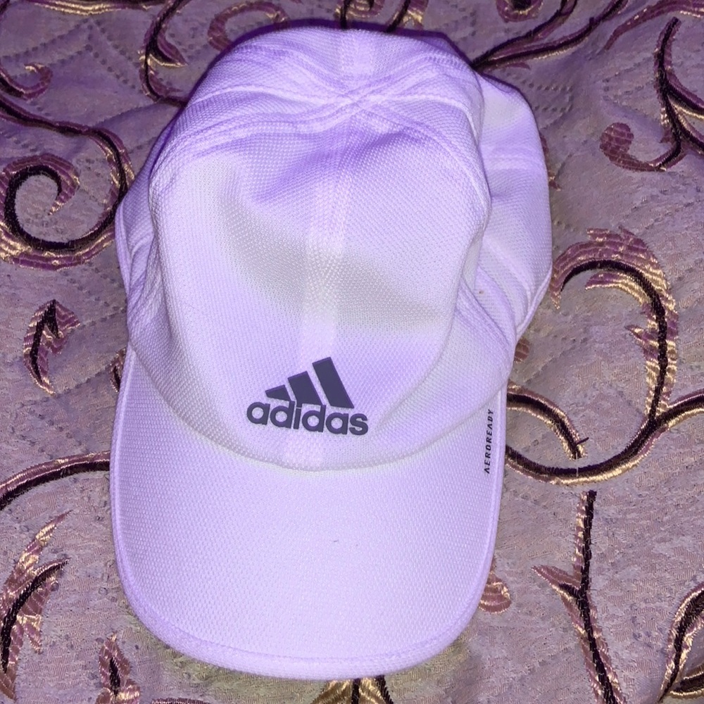 white adidas cap